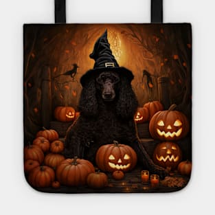 Irish Water Spaniel Halloween Tote