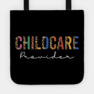 Childcare Provider Cute Leopard Tote