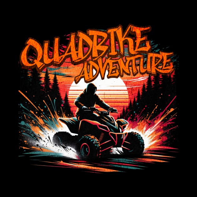 Quadbike Adventure Graffiti Design by Miami Neon Designs