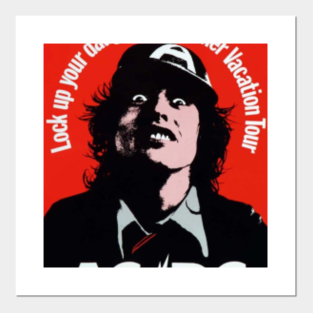 Angus Young Posters And Art Prints Teepublic