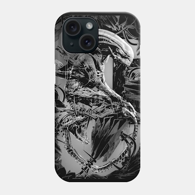 aliens xenomorph lab space horror movie Phone Case by syanart