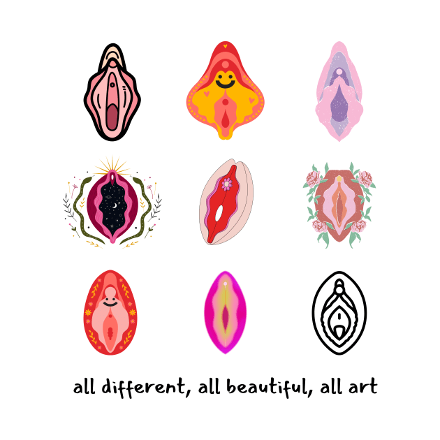 Vulva Art by ReallyWeirdQuestionPodcast