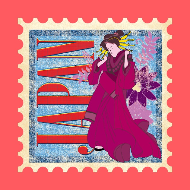 Japan Stamp by MissRPGirl