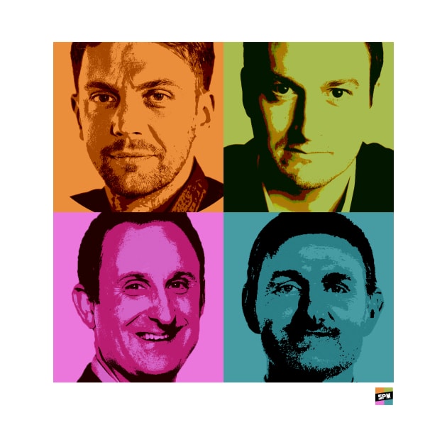 SPM Logo Faces by Set Piece Menu Podcast
