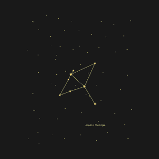 Aquilla Constellation. Gold T-Shirt