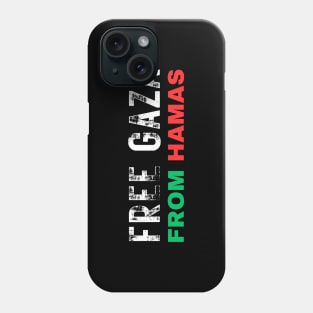 FREE GAZA FROM HAMAS SIMPLE Phone Case