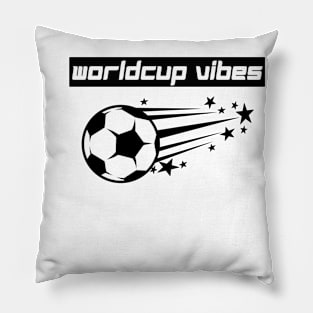 Soccer worldcup Vibes -Qatar22 Pillow