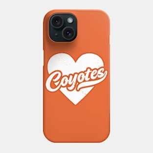 Vintage Coyotes School Spirit // High School Football Mascot // Go Coyotes Phone Case