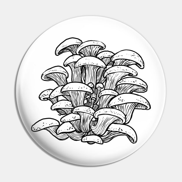 Oyster Mushrooms Pin by mycologist