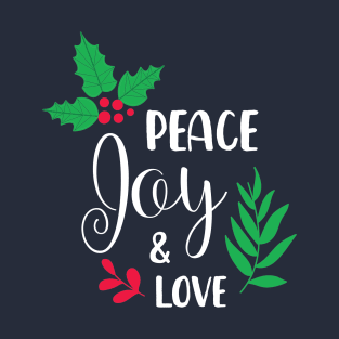 Peace Day and Love - Merry Christmas Gift T-Shirt