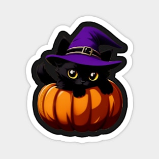 Witchy Kitty Magnet