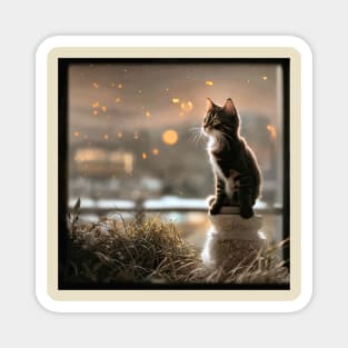 Cat Lovers Cute Kittens Magnet