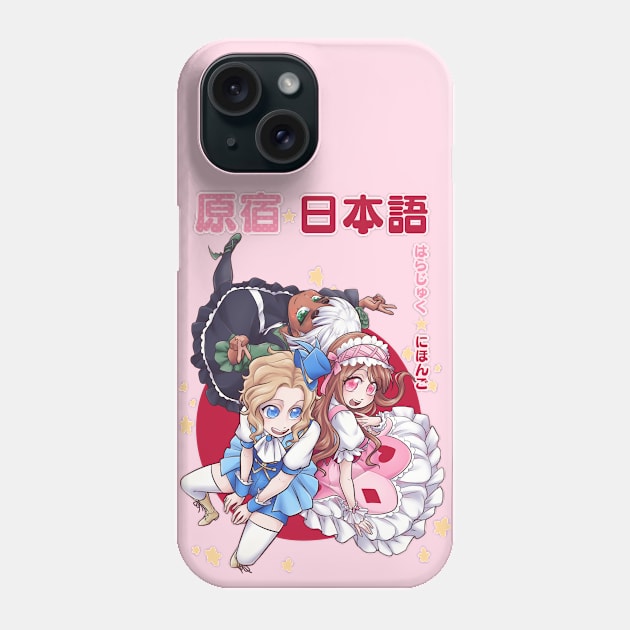 Harajuku girls Phone Case by PookieEsukiro