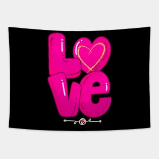 LOVE IS LOVE SET DESIGN Tapestry