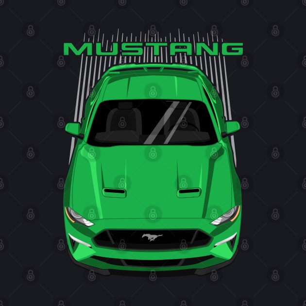 Mustang GT 2018 to 2019 - Green by V8social
