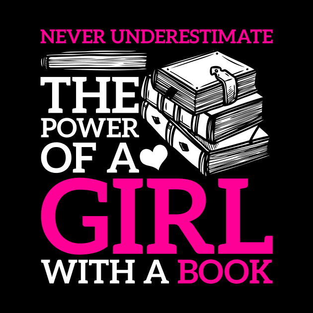 Girl Bookworm Librarian Reading by shirtsyoulike