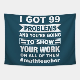 Maths lovers, Math Teacher simple design Tapestry