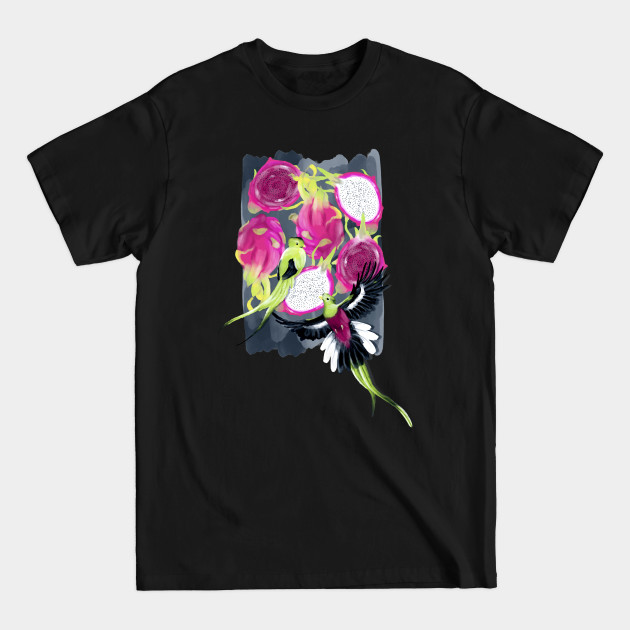 Discover Resplendent Quetzal Paradise - Dragon Fruit - T-Shirt