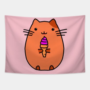 cat icecream Tapestry