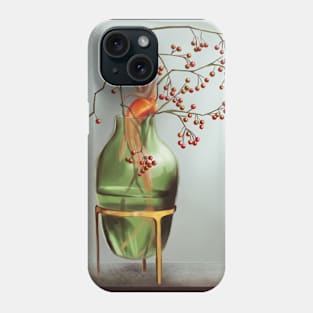 mermaid in a flower vase Phone Case