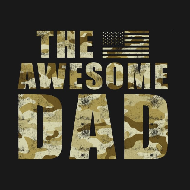 The awesome dad by printedartings