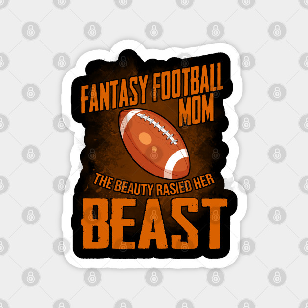 Fantasy Football Mom Funny Gift Fantasy Football Player Magnet