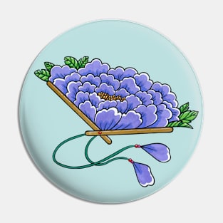 Flower Fan Pin