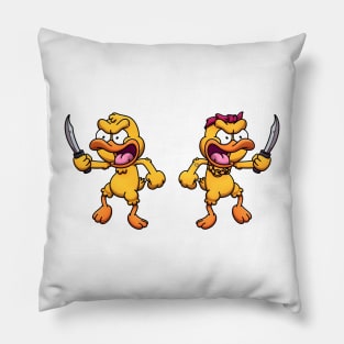 Duck With Knife Sticker Pack Pillow