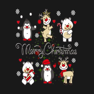 christmas tree ornaments T-Shirt