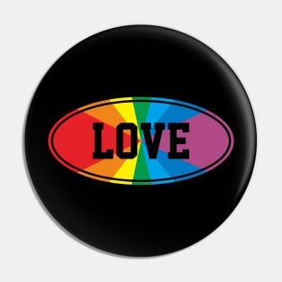 rainbows love logo Pin