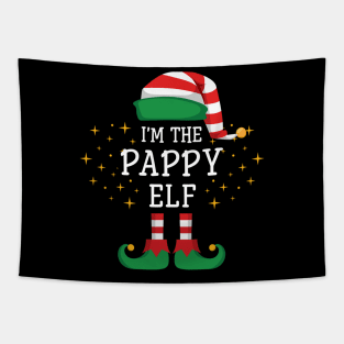 I'm The Pappy Elf Matching Family Christmas Pajama Tapestry