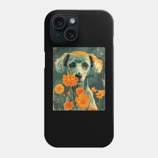 Poodle Flowers Photo Art Design For Dog Onwer Phone Case