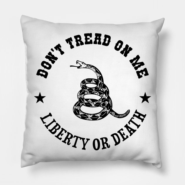 Don't tread on me Pillow by pplotaz