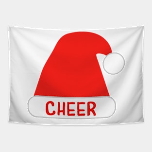 Cheer Santa's Hat Tapestry