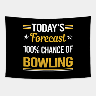 Today Forecast Bowling Tapestry