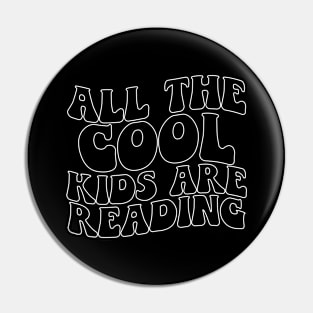 Cool Kids are Reading Cute Reader Bookworm Gifts 2024 Pin