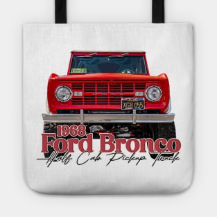 1968 Ford Bronco Half Cab Pickup Truck Tote