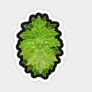 Green Man - Leaf Man - Green Woman Magnet