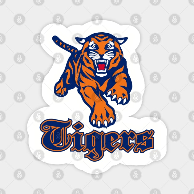 Tigers Sports Logo Magnet by DavesTees