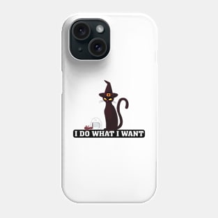 I Do What I Want Cat Lover Sunglasses cat Phone Case