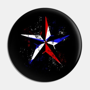 American Flag Nautical Star Pin