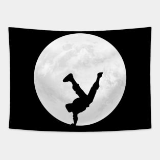 Breakdancer in Full Moon Tapestry