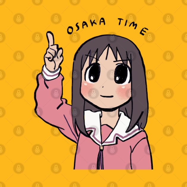 osaka pointing up osaka time / azumanga daioh by mudwizard