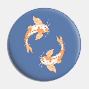 Koi Fish Double Pin