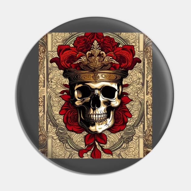 Victorian Skull Pin by BryanWhipple