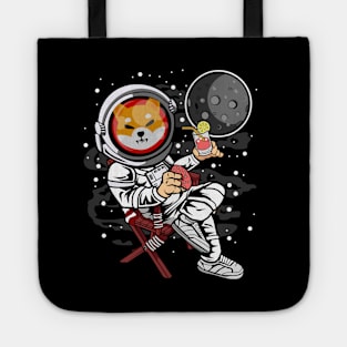 Retirement Plan Astronaut Shiba Inu Coin To The Moon Shib Army Crypto Token Cryptocurrency Blockchain Wallet Birthday Gift For Men Women Kids Tote