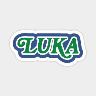 Luka Doncic Retro Dallas Mavericks Magnet