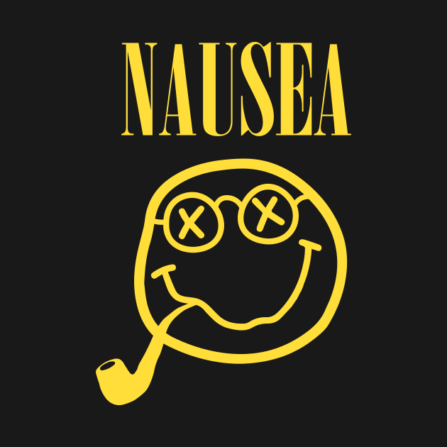 Jean-Paul Sartre - Nausea Smiley by sqwear