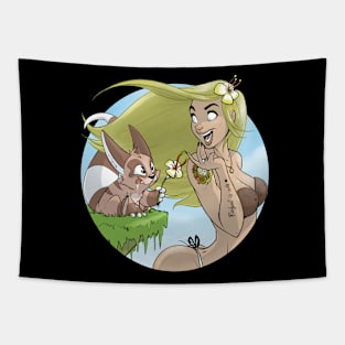 Archie And Mari Tapestry