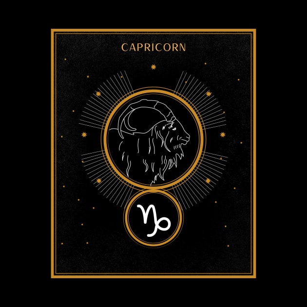 Capricorn | Astrology Zodiac Sign Design by The Witch's Life